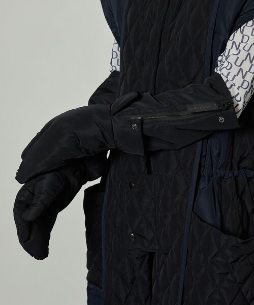 Firsthand（ファーストハンド）の「Firsthand/ファーストハンド WILD THINGS × JUN MIKAMI　別注GLOBE（手袋・レディース・ベージュ/ネイビー・FREE）」の6枚目の写真