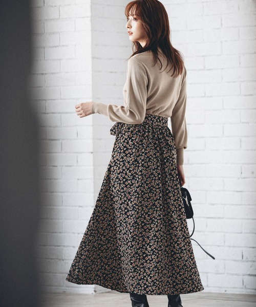 Web限定 フラワードッキングワンピース ワンピース Andemiu アンデミュウ のファッション通販 Zozotown