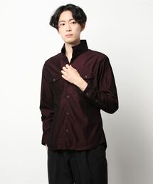 HIDEAWAYS NICOLE | フロッキープリントシャツ(シャツ/ブラウス)