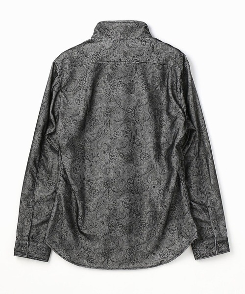 HIDEAWAYS NICOLE（ハイダウェイニコル）の「フロッキープリントシャツ（シャツ/ブラウス・メンズ・ホワイト系その他/ボルドー/ホワイト系その他2・X-LARGE/MEDIUM/LARGE）」の13枚目の写真