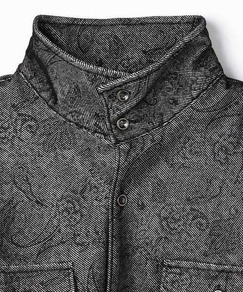 HIDEAWAYS NICOLE（ハイダウェイニコル）の「フロッキープリントシャツ（シャツ/ブラウス・メンズ・ホワイト系その他/ボルドー/ホワイト系その他2・X-LARGE/MEDIUM/LARGE）」の11枚目の写真