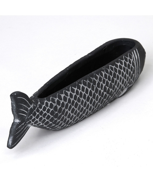 SPICE OF LIFE（スパイス オブ ライフ）の「フィッシュプランター Sサイズ（フラワーベース・レディース・ブラック/グレー・ONE SIZE）」の17枚目の写真