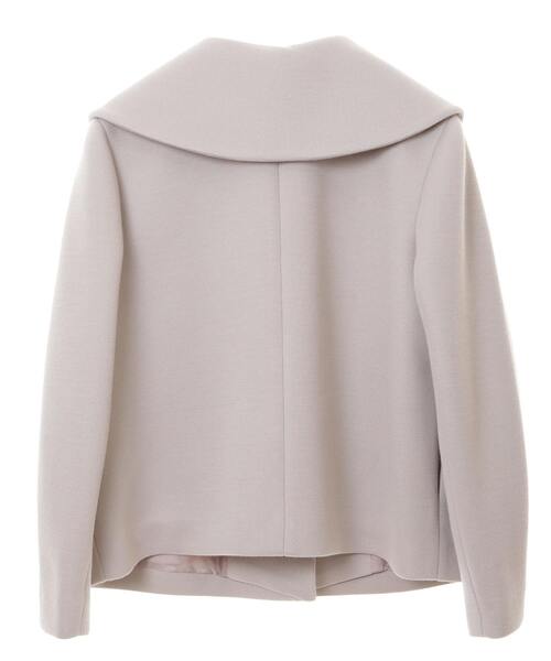 Tiara（ティアラ）の「2WAYショートジャケット（その他アウター・レディース・ブラック/グレイッシュベージュ・FREE）」の4枚目の写真