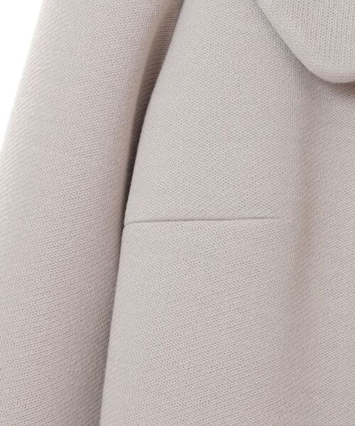 Tiara（ティアラ）の「2WAYショートジャケット（その他アウター・レディース・ブラック/グレイッシュベージュ・FREE）」の7枚目の写真