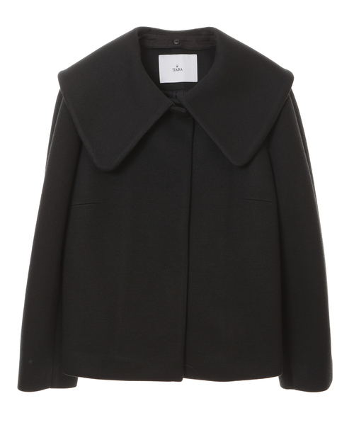 Tiara（ティアラ）の「2WAYショートジャケット（その他アウター・レディース・ブラック/グレイッシュベージュ・FREE）」の13枚目の写真