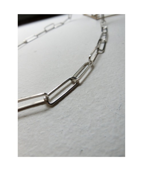 ulu(ウル)の「Square design chain Necklace(ネックレス・レディース・シルバー・FREE)」の2枚目の写真