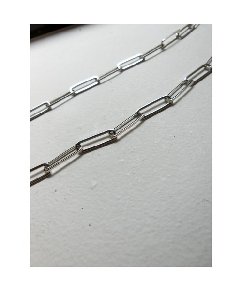 ulu(ウル)の「Square design chain Necklace(ネックレス・レディース・シルバー・FREE)」の8枚目の写真