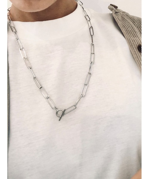 ulu(ウル)の「Square design chain Necklace(ネックレス・レディース・シルバー・FREE)」の7枚目の写真
