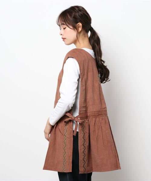 チャイハネ(チャイハネ)の「【チャイハネ】キリム柄刺繍コーデュロイベスト(ベスト・レディース・ホワイト/パープル/ブラウン・FREE)」の20枚目の写真