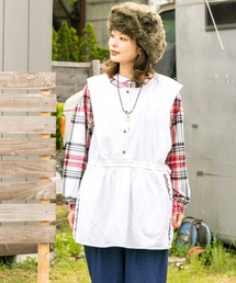 【チャイハネ】キリム柄刺繍コーデュロイベスト