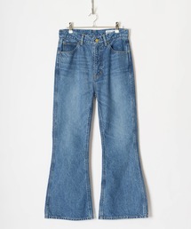HIGH WAIST BELL-BOTTOM DENIM PANTS ハイウエストベルボトムデニムパンツ［ショート丈］