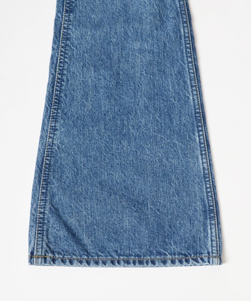 HOLIDAY（ホリデイ）の「HIGH WAIST BELL-BOTTOM DENIM PANTS ハイウエストベルボトムデニムパンツ［ショート丈］（デニムパンツ・レディース・インディゴブルー・2/0/4）」の8枚目の写真