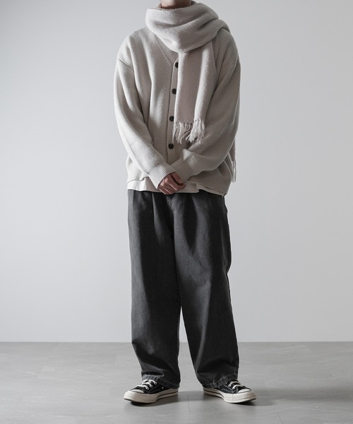 RUUBON】relax wide denim pants / リラックス ワイドデニム