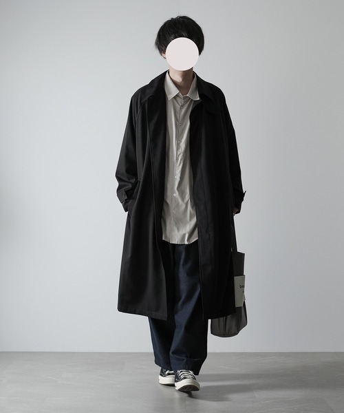 RUUBON（ルーボン）の「【RUUBON】relax wide denim pants / リラックス ワイドデニムパンツ（デニムパンツ・メンズ・サックスブルー/インディゴブルー/ブルー系その他/グレー/ダークネイビー/ライトグレー・S/M/L/XS）」の11枚目の写真