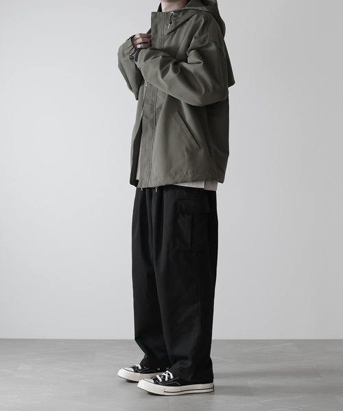 RUUBON（ルーボン）の「【RUUBON】relax wide denim pants / リラックス ワイドデニムパンツ（デニムパンツ・メンズ・サックスブルー/インディゴブルー/ブルー系その他/グレー/ダークネイビー/ライトグレー・S/M/L/XS）」の15枚目の写真