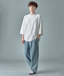 RUUBON（ルーボン）の「【RUUBON】relax wide denim pants / リラックス ワイドデニムパンツ（デニムパンツ）」