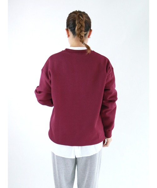 Lugnoncure（ルノンキュール）の「【コラボ】カレッジコラボプリントスウェット（スウェット・レディース・オフホワイト/グリーン/ボルドー・ﾌﾘ-）」の10枚目の写真