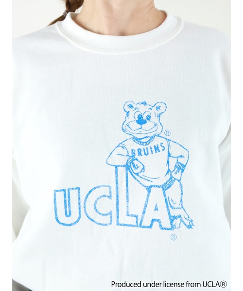 Lugnoncure（ルノンキュール）の「【コラボ】カレッジコラボプリントスウェット（スウェット・レディース・オフホワイト/グリーン/ボルドー・ﾌﾘ-）」の21枚目の写真