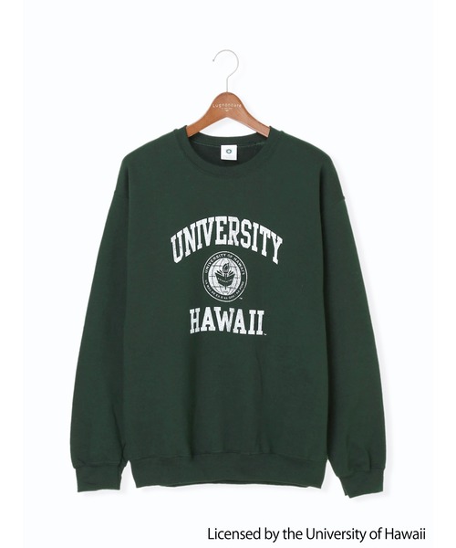 Lugnoncure（ルノンキュール）の「【コラボ】カレッジコラボプリントスウェット（スウェット・レディース・オフホワイト/グリーン/ボルドー・ﾌﾘ-）」の8枚目の写真