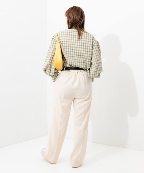 nemne store(ネンネストア)の「ポロ風チェックプルオーバー(シャツ/ブラウス・レディース・ベージュ系その他/グリーン系その他・フリー)」の21枚目の写真