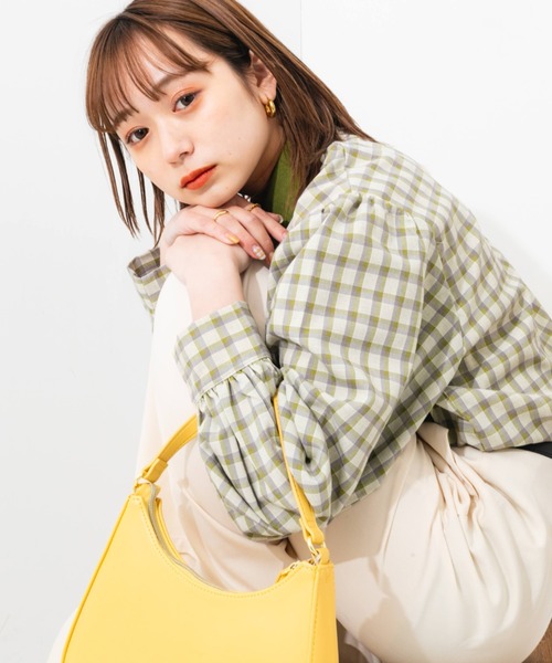 nemne store(ネンネストア)の「ポロ風チェックプルオーバー(シャツ/ブラウス・レディース・ベージュ系その他/グリーン系その他・フリー)」の17枚目の写真