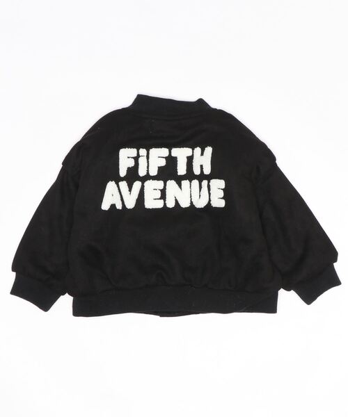 aimoha(アイモハ)の「【aimoha-KIDS-】【新作】 子供服 スエード風中綿ブルゾン(ブルゾン・キッズ・イエロー/ブラック・110/130/100/140/80/90/120)」の3枚目の写真