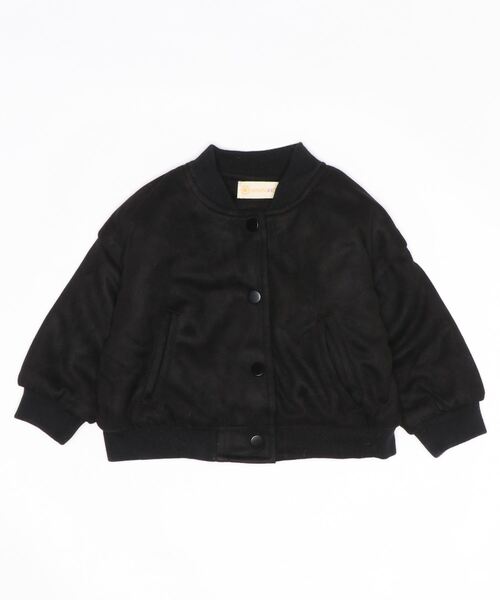 aimoha(アイモハ)の「【aimoha-KIDS-】【新作】 子供服 スエード風中綿ブルゾン(ブルゾン・キッズ・イエロー/ブラック・110/130/100/140/80/90/120)」の7枚目の写真