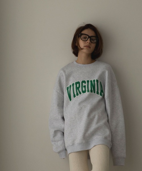 marjour(マージュール)の「VIRGINIA SWEAT(スウェット・レディース・ネイビー/オートミール・M)」の11枚目の写真
