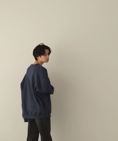 marjour(マージュール)の「VIRGINIA SWEAT(スウェット・レディース・ネイビー/オートミール・M)」の9枚目の写真