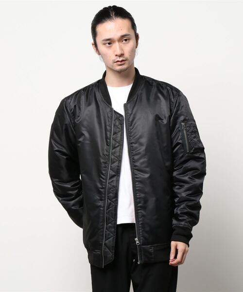 Right-on(ライトオン)の「フードMA-1(MA-1・メンズ・ブラック/オリーブ・M/L/XL)」の7枚目の写真