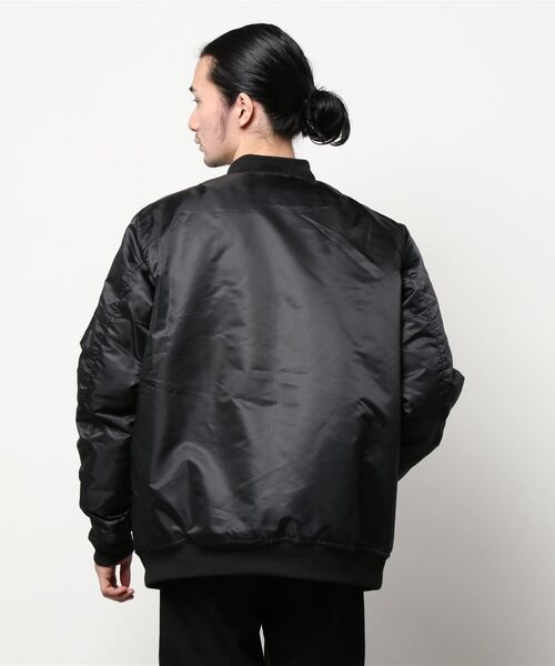 Right-on(ライトオン)の「フードMA-1(MA-1・メンズ・ブラック/オリーブ・M/L/XL)」の6枚目の写真