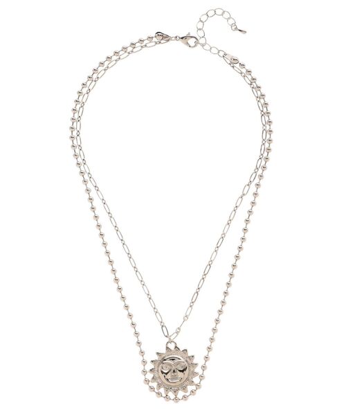 EVRIS（エヴリス）の「SUNNY DOUBLE CHAIN ネックレス（ネックレス・レディース・シルバー/ゴールド・FREE）」の7枚目の写真