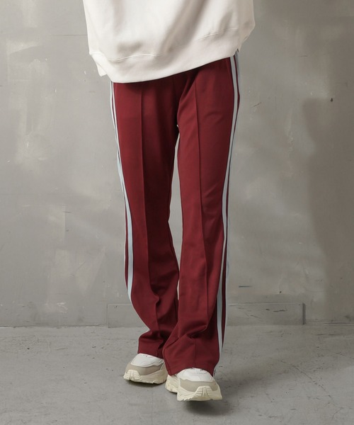 SPINNS（スピンズ）の「ジャージフレアカラーパンツ トラックパンツ（その他パンツ・レディース・ブラック/ブルー/グリーン/ボルドー・ONESIZE）」の16枚目の写真