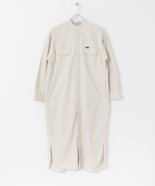 URBAN RESEARCH ROSSO（アーバンリサーチロッソ）の「『別注』Lee×ROSSO WORK DRESS（ワンピース・レディース・ベージュ/インディゴブルー・FREE）」の20枚目の写真
