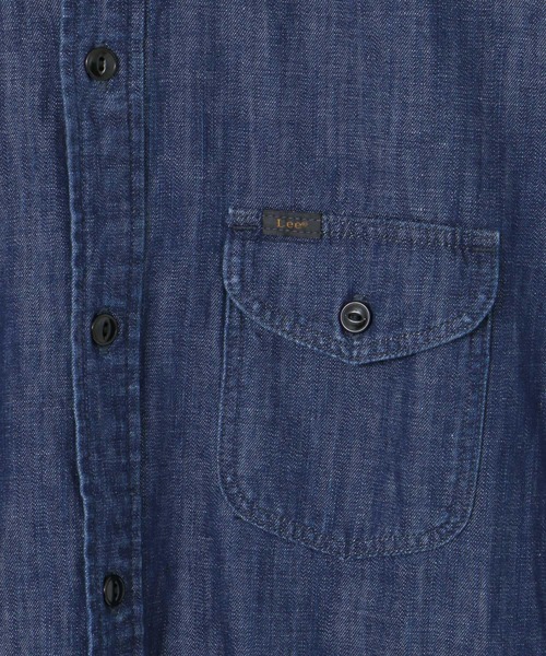 URBAN RESEARCH ROSSO（アーバンリサーチロッソ）の「『別注』Lee×ROSSO WORK DRESS（ワンピース・レディース・ベージュ/インディゴブルー・FREE）」の22枚目の写真