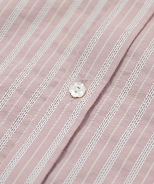 MEN'S BIGI（メンズビギ）の「＜GETZNER/ゲッツナー＞ドビーストライプシャツ　made in japan（シャツ/ブラウス・メンズ・レッド/ブルー・01/02/03）」の15枚目の写真