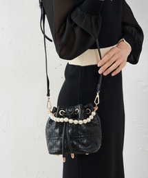 MIIA | キルティングドローストリングBAG(ハンドバッグ)