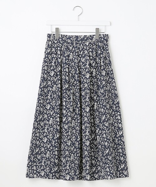 J.PRESS（ジェイプレス）の「【洗える】ポリエステルデシンフラワープリント スカート（スカート・レディース・ネイビー系5/ライラック系5・11/9/7）」の7枚目の写真