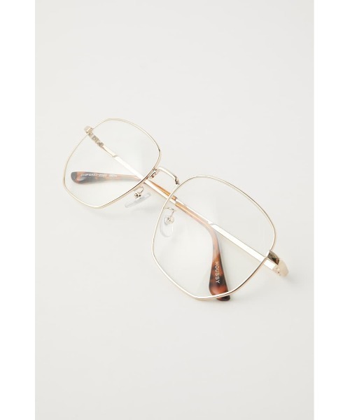 MOUSSY（マウジー）の「ANGULAR アイウェア（メガネ・レディース・ゴールド/シルバー・FREE）」の10枚目の写真
