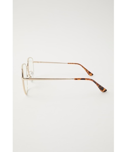 MOUSSY（マウジー）の「ANGULAR アイウェア（メガネ・レディース・ゴールド/シルバー・FREE）」の4枚目の写真