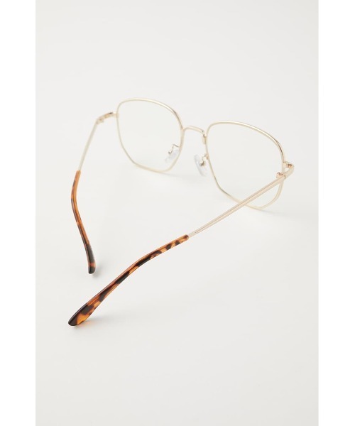 MOUSSY（マウジー）の「ANGULAR アイウェア（メガネ・レディース・ゴールド/シルバー・FREE）」の6枚目の写真