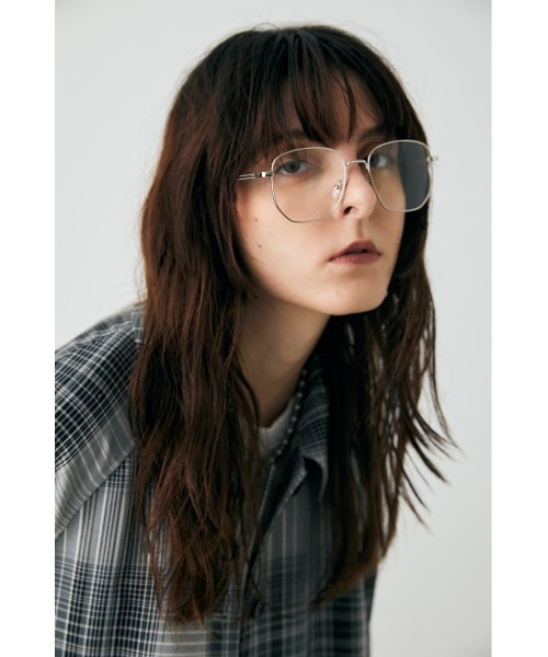 MOUSSY（マウジー）の「ANGULAR アイウェア（メガネ・レディース・ゴールド/シルバー・FREE）」の8枚目の写真