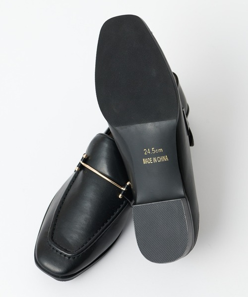 COLONY 2139(コロニートゥーワンスリーナイン)の「【マカロンFoot】メタルバーローファー(ローファー・レディース・ブラック/アイボリー・22.5cm/23.5cm/24.5cm)」の8枚目の写真