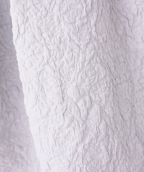 Rouge vif（ルージュヴィフ）の「ふくれジャガードスカート（スカート・レディース・ホワイト/ブラック・36/38）」の6枚目の写真