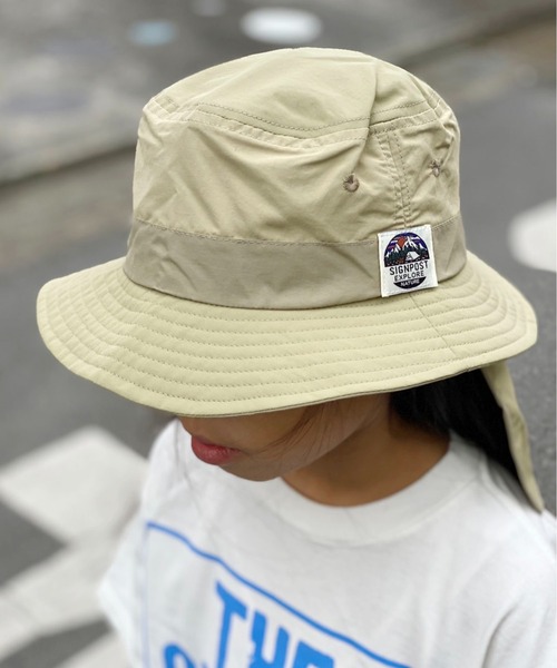 F.O.KIDS(エフオーキッズ)の「F.O.KIDS/エフオーキッズ アウトドアハット バケットハット(ハット・キッズ・ベージュ/ネイビー/カーキ/マルチ・56/54)」の6枚目の写真
