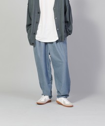 【UNIIT/ユニット】テックリネンルーズ7分丈パンツ　ワイドパンツ バギーボトム　バルーンシルエット
