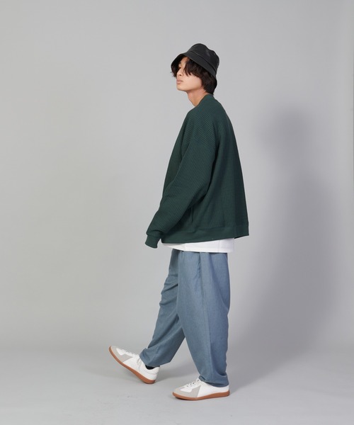UNIIT(ユニット)の「【UNIIT/ユニット】テックリネンルーズ7分丈パンツ ワイドパンツ バギーボトム バルーンシルエット(その他パンツ・メンズ・ブルー/チャコールグレー/グレー・LARGE/MEDIUM/SMALL)」の17枚目の写真