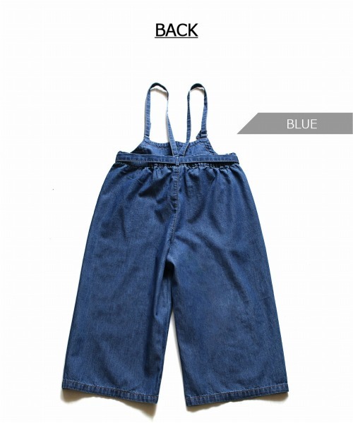 L.COPECK(エルコペック)の「ライトデニムサロペットワイドパンツ(デニムパンツ・キッズ・ブルー系その他/ブルー・100cm/140cm/120cm/110cm/130cm)」の15枚目の写真