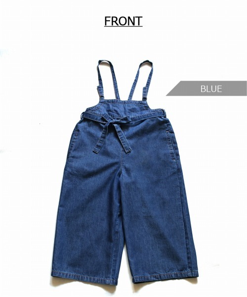 L.COPECK(エルコペック)の「ライトデニムサロペットワイドパンツ(デニムパンツ・キッズ・ブルー系その他/ブルー・100cm/140cm/120cm/110cm/130cm)」の19枚目の写真