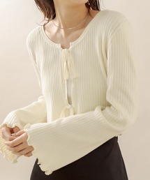 [mline] リボンカーディガン